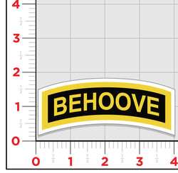Behoove Sticker