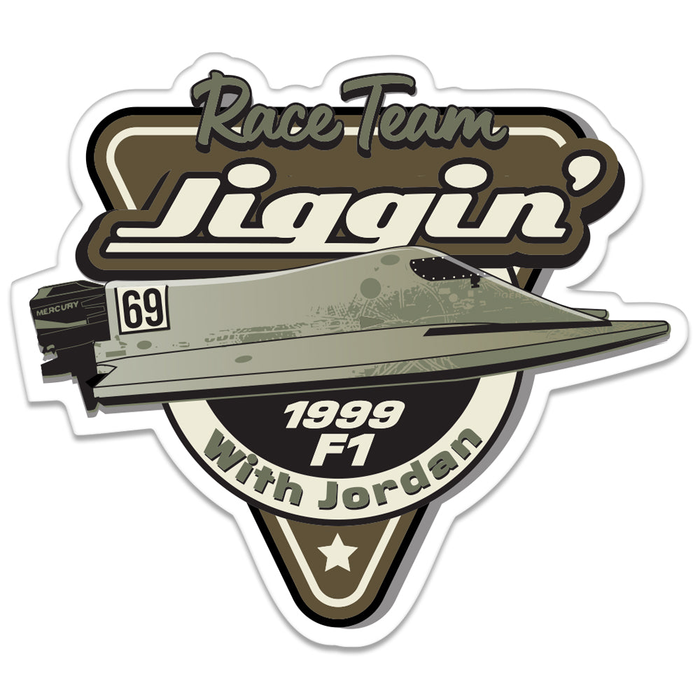 Jiggin Race Team Sticker