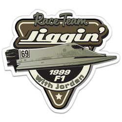 Jiggin Race Team Sticker