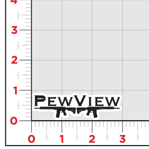 PewView Logo Sticker