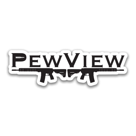 PewView Logo Sticker