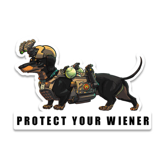 Protect Your Wiener Sticker