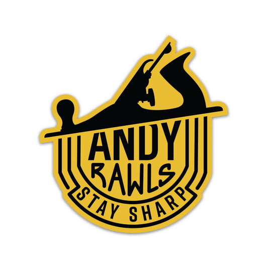 Andy Rawls Stay Sharp sticker