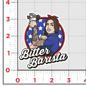 Bitter Barista Sticker
