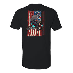 American Flag Right Turn T-Shirt