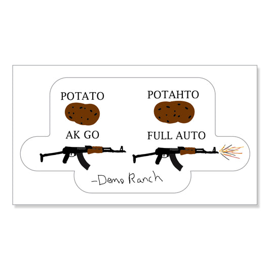 Demo Potato Sticker