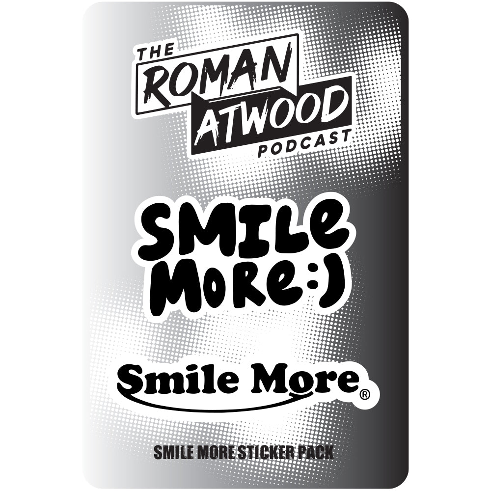Smile More Podcast Sticker Pack