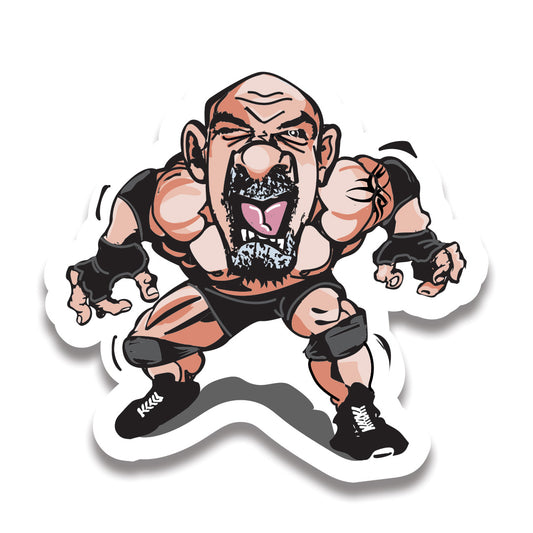 Wrestling Goldberg Sticker